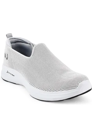 Campus Men Grey Mesh Running Sports Shoes