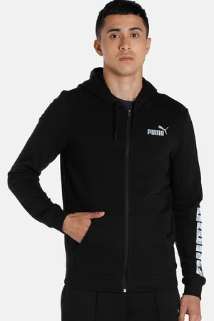 PUMA Men Slim Fit Gingham Logo Outdoor Sporty Jacket