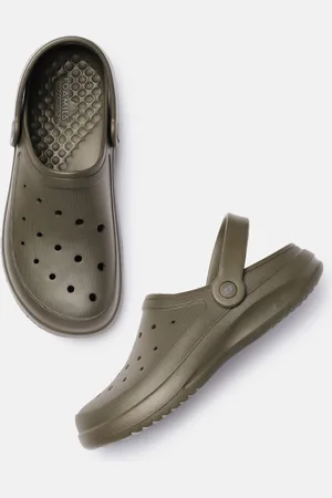 Skechers Men Olive Green Foamies Summer Chill Clogs