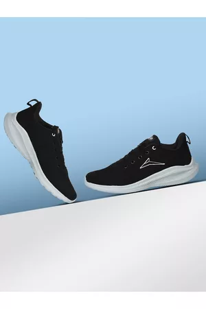 JQR Men SOFT-003 Black Soft Mesh Running Shoes