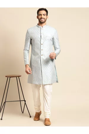 KISAH Men Indowestern Sherwani & Churidar Set