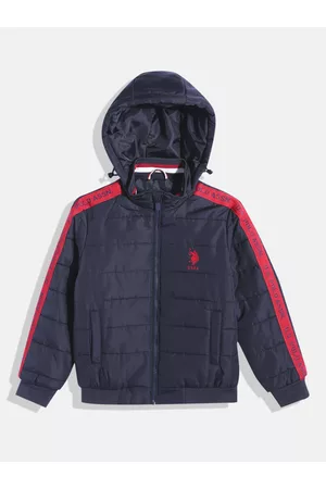 Ralph Lauren Boys Navy Blue Solid Padded Jacket