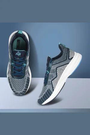 JQR Men ZIGZAG Blue Mesh Running Shoes