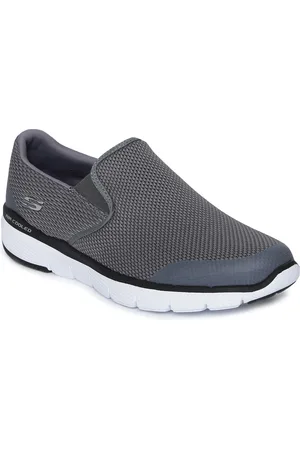 Skechers Men Charcoal Grey FLEX ADVANTAGE 3.0-MORWICK Slip On Sneakers