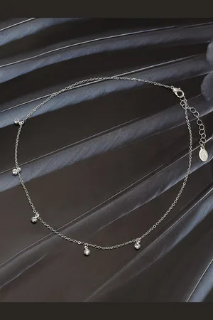 Accessorize London Women Crystal Drops Necklace