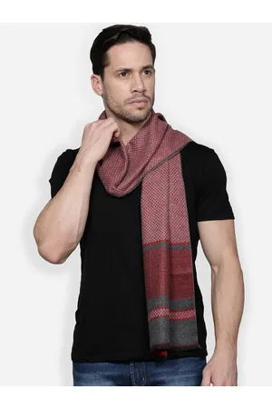 Alvaro Castagnino Men Red & Purple Mufflers