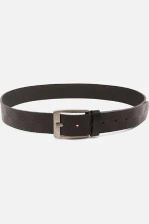 SPYKAR Men Black Leather Belt