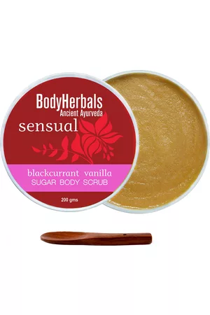 BodyHerbals De-Tan Body Scrub Blackcurrant & Spoon - 200 g