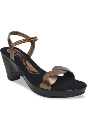 VALIOSAA Women Copper-Toned Solid Heels