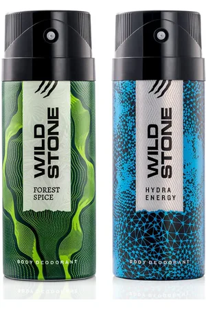 Wild Stone Men Set of 2 Forest Spice & Hydra Energy Deodorants