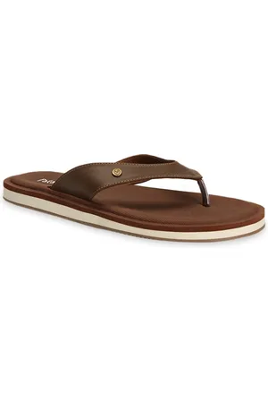 Bata Men Brown Comfort Sandals