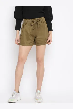 Mayra Women Khaki Shorts