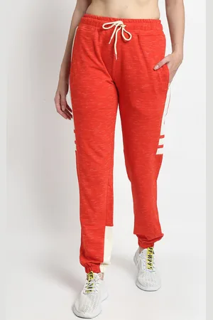 Club York Women Colourblocked Straight-Fit Joggers