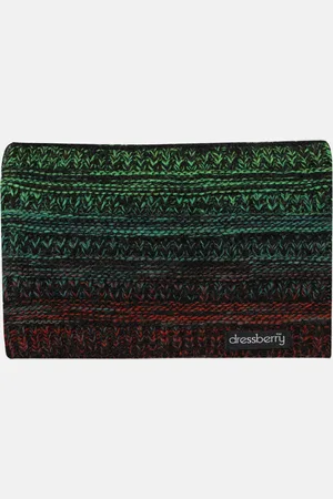 DressBerry Women Green Self Design Beanie