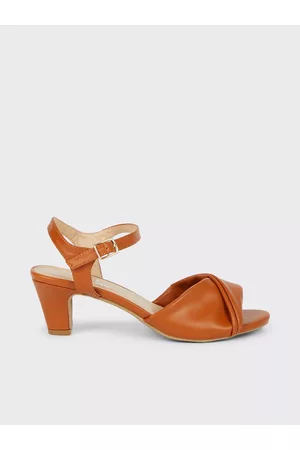 Dorothy Perkins Tan Brown Block Heel Sandals