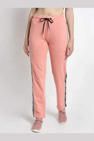 Club York Women Cotton Straight-Fit Track Pants