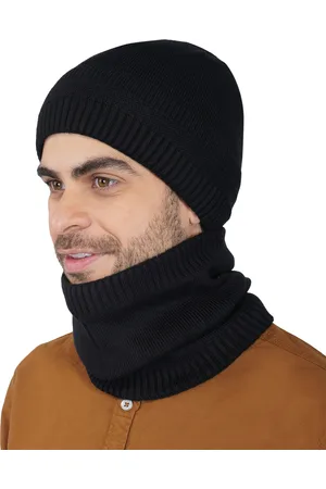 iSWEVEN Unisex Black Beanie