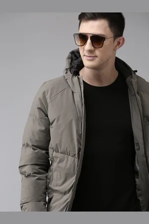 U.S. Polo Assn. Men Khaki Solid Puffer Jacket