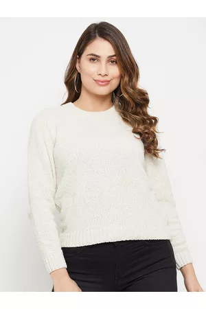 MADAME Women Acrylic Knitted Pullover