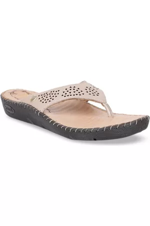 Scholl Women Beige Solid Comfort Heels