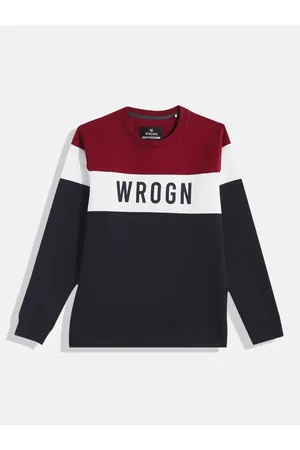 Wrogn on sale sweatshirt online