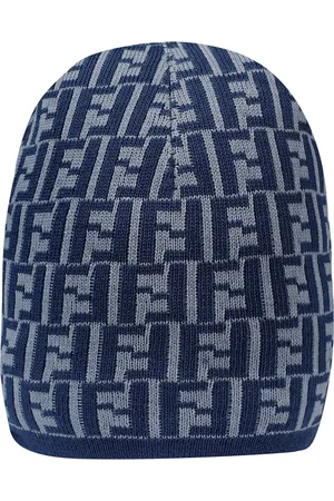Loom Legacy Men Blue & Grey Acrylic Wool Beanie