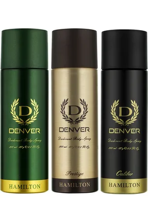 Denver Set of 3 Hamilton, Prestige and Caliber Deodorant Body Sprays