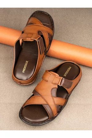 Provogue Men Tan Comfort Sandals