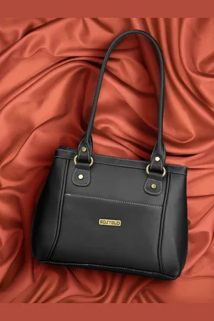 FOSTELO Black Solid Shoulder Bag