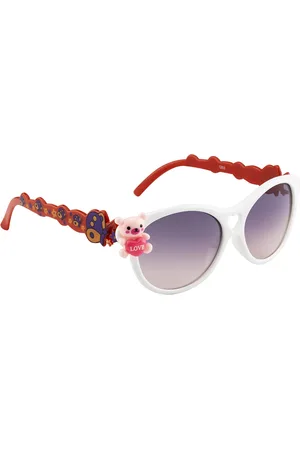 YK Unisex Kids Oval Sunglasses with UV Protected Lens -J8157