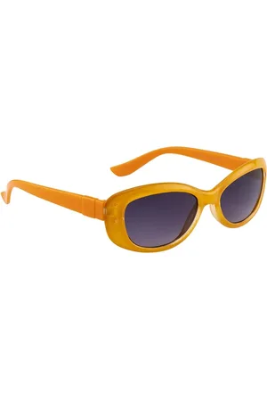 YK Unisex Kids Oval Sunglasses with UV Protected Lens