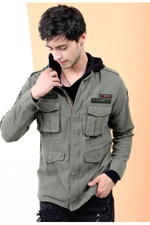 Highlander Men Olive Green Tailored Jacket
