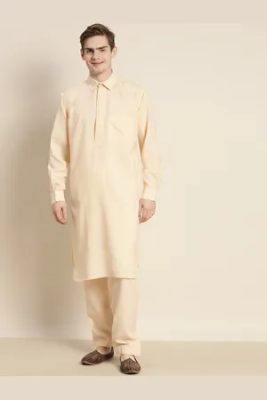 SOJANYA Men Pathani Kurta with Salwar