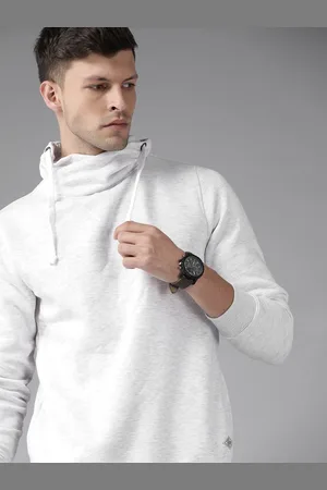 Roadster Men Grey Melange Sweatshirt