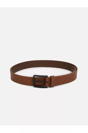 Louis Philippe Men Tan Solid Belt