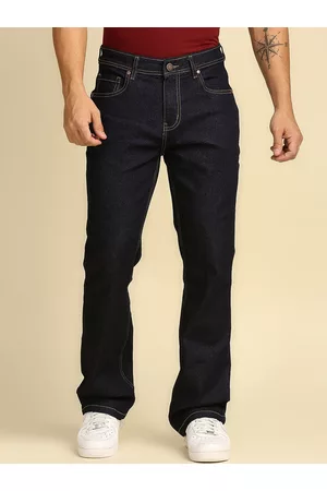 High Star Men Blue Bootcut Jeans