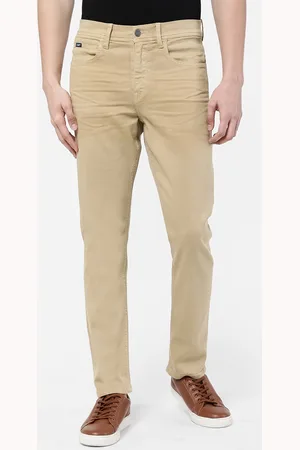 Lee Men Khaki Skinny Fit Stretchable Jeans