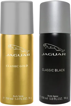 Jaguar Men Set of Classic Gold & Classic Black Deodorant - 150 ml each