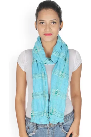 Anekaant Turquoise Blue Stole