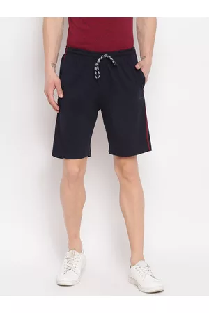 Richlook Men Navy Blue Lounge Shorts