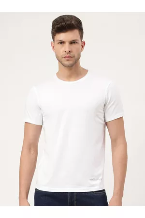FREECULTR Men White Bamboo Antimicrobial T-shirt
