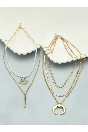Ami Set of 2 Gold-Plated Layered Chain