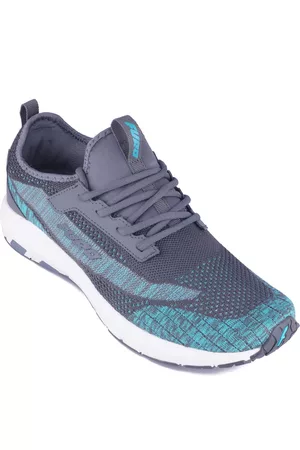 Red Chief Men Grey Mesh Running Shoes