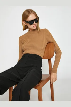 Boxy-fit turtleneck sweater