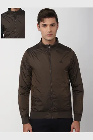 V Dot Men Brown Reversible Sporty Jacket