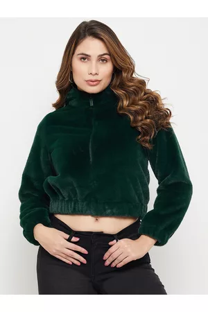 MADAME Women Hooded Cotton Sweatshirt