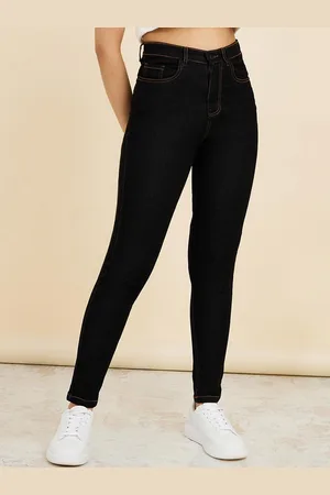Styli Women Skinny Fit Cotton High-Rise Stretchable Denim Jeans