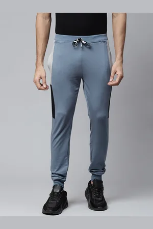Pierre Carlo Men Solid Joggers with Colourblocked Side Taping