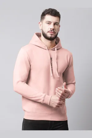 Friskers Men Printed Hooded Fleece Sweatshirt