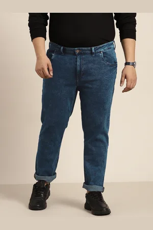 Sztori Men Plus Size Slim Tapered Fit Stretchable Jeans